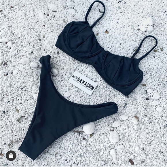 lahana Other - New LaHana Two Piece Bikini Helena Black seamless